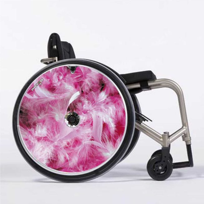 Pink feathers