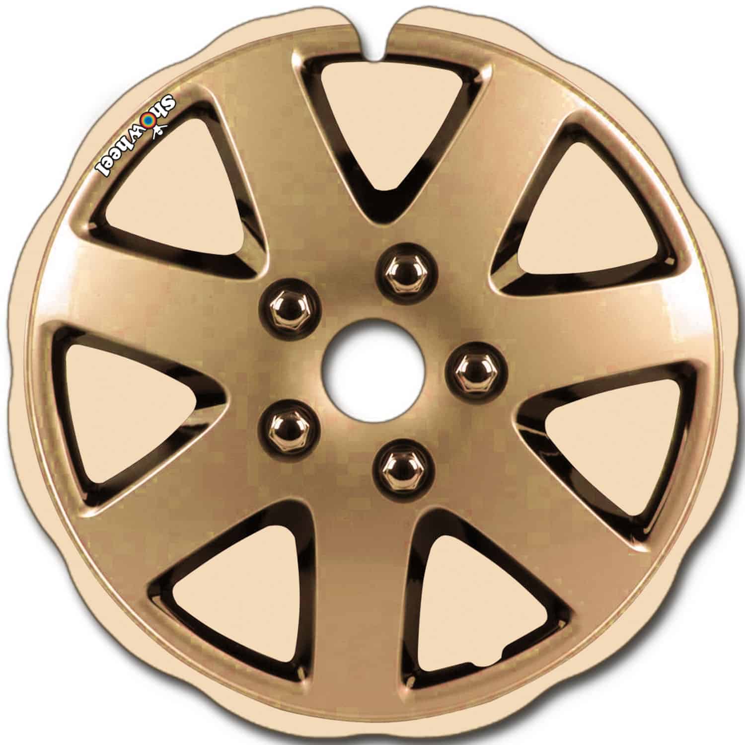 Gold wheel cover