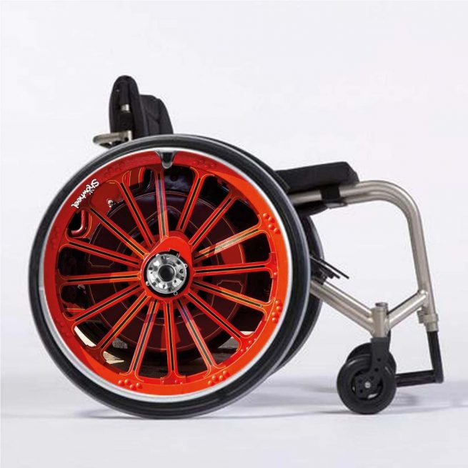 Wheel cover Vermilion red