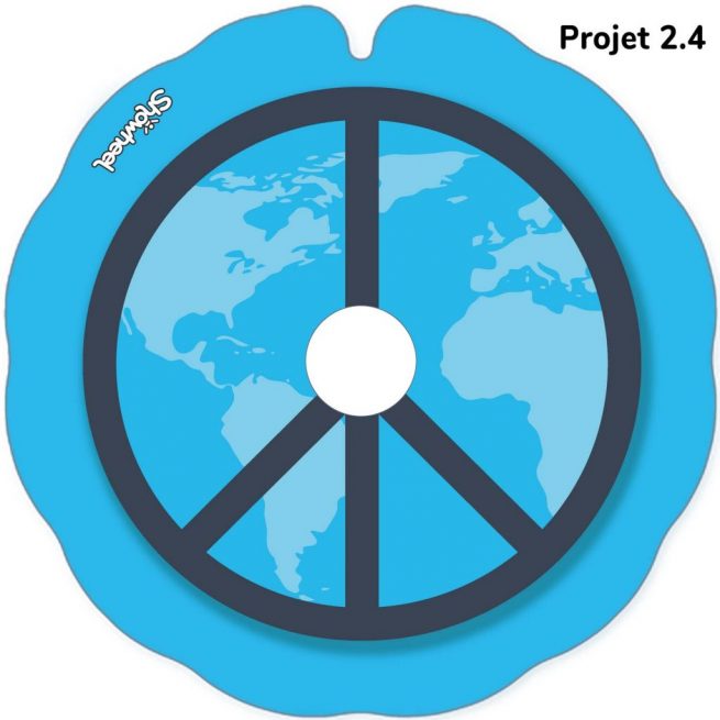 Peace White blue - Image 2