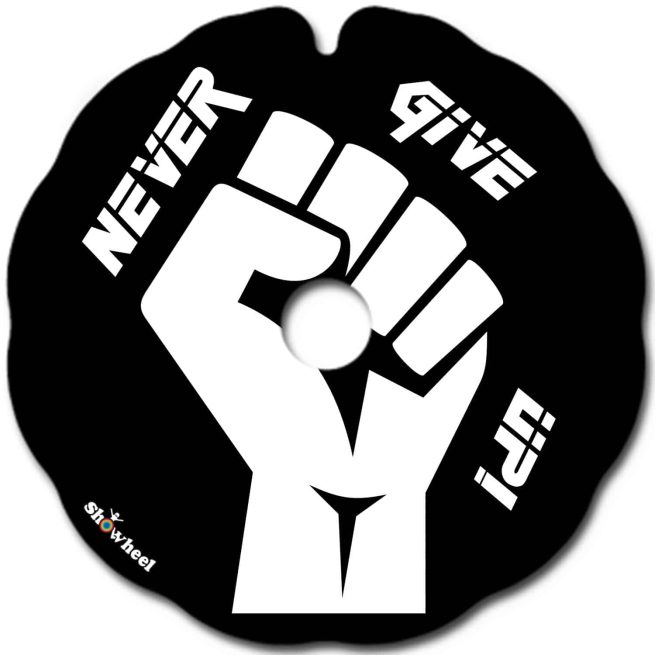 Never give up ! black - Image 2